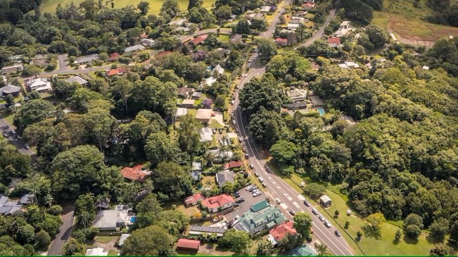 aerial view of Clunes