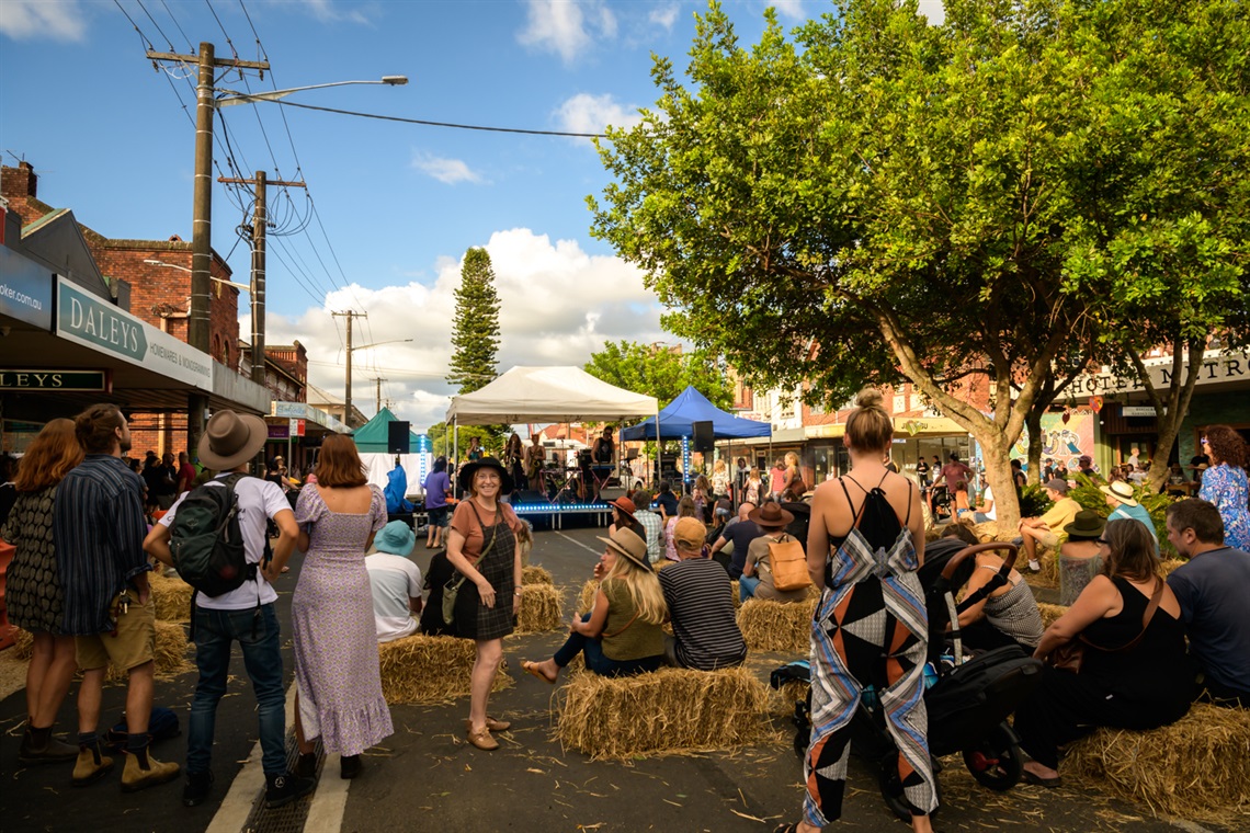 People enjoying last year's Music from the Heart