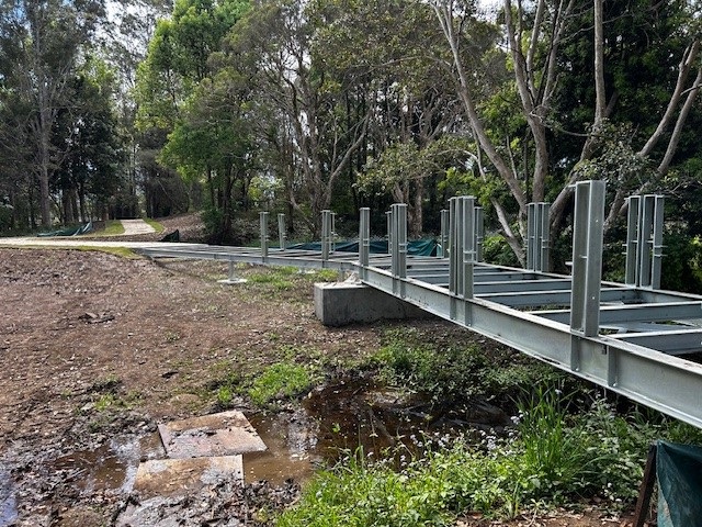 work on Nimbin Rainbow walk