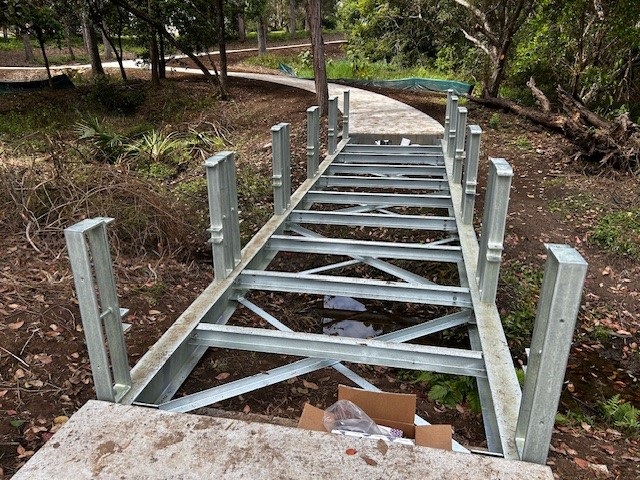 work on Nimbin Rainbow walk